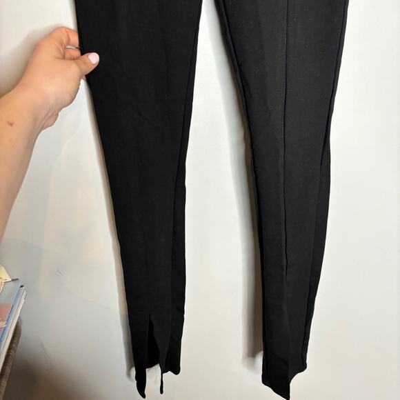 Reformation Fletcher Pant Stretchy Split Hem Pull On Trousers - Picture 5 of 11